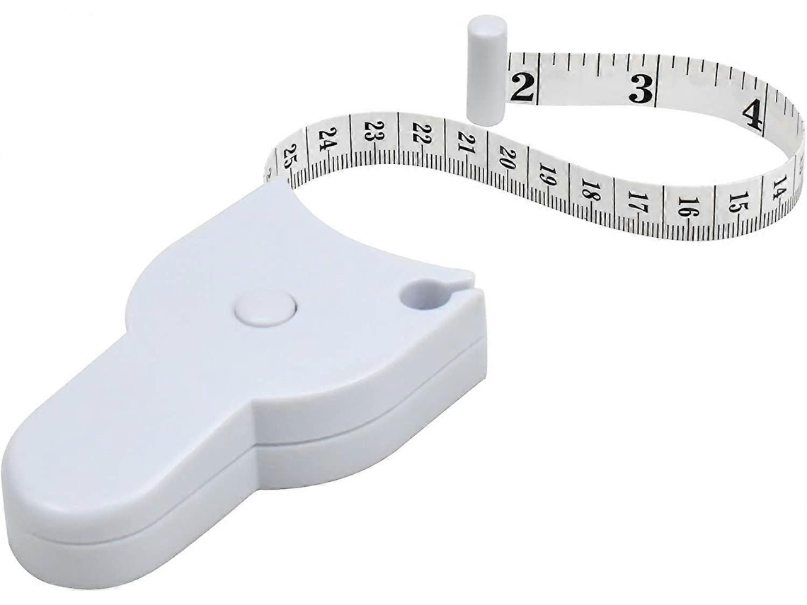 Cinta Métrica Corporal Retráctil Precisa 150cm/60in Para Medir Torso Cintura Cadera Pierna Brazo Durable Ligera