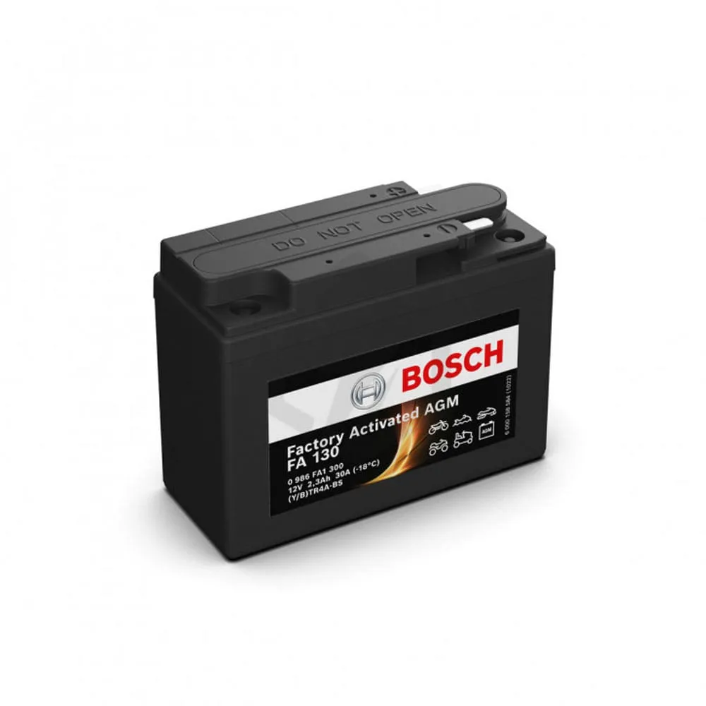Batería de Moto BOSCH FA130 (YTR4A-BS) 2,3Ah 30A 12V
