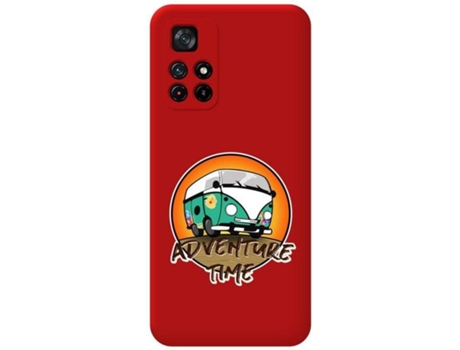 Carcasa Xiaomi POCO M4 Pro 5G TUMUNDOSMARTPHONE Adventure Time Rojo