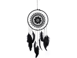 Atrapasueños colgante de encaje con plumas para fiestas en el hogar de Baok-Decoration, regalo.