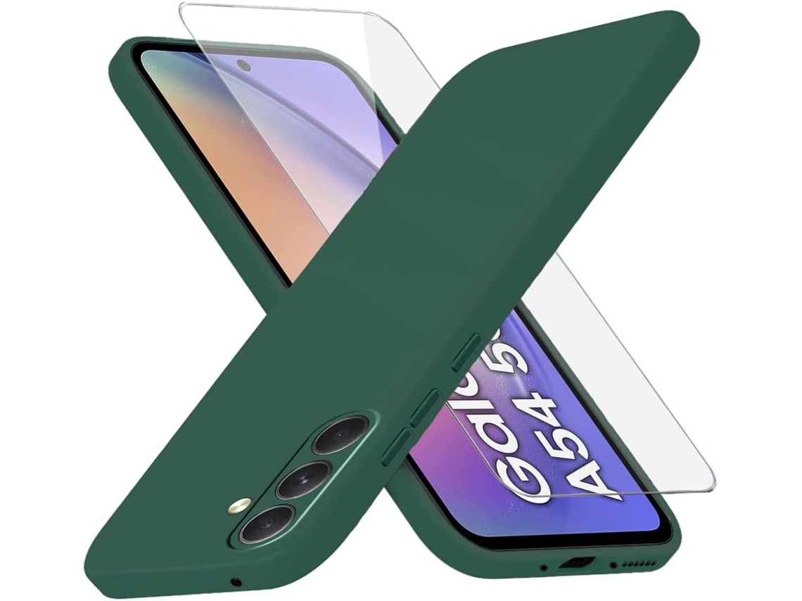 Protector de Pantalla Fina Meianoite para Samsung Galaxy A54 5G HONGWE. Verde