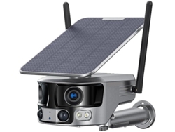 Cámara De Seguridad Solar Para Exteriores 4g 4k 8mp, Doble Lente.