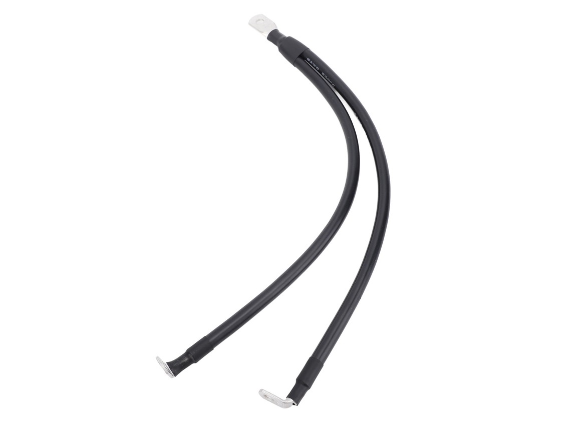 Cable Flexible Para Batería De 6 Awg Con Terminales Sc35 Y Sc16 Para Barcos, Motocicletas, Coches Y Tractores, 0,5 M.