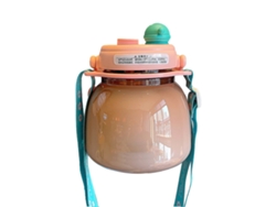 Bonita Botella De Agua Infantil De 900 Ml Con Correa Ajustable, Gran Capacidad, Portátil Para La Escuela, Viajes Y Uso Al Aire Libre.