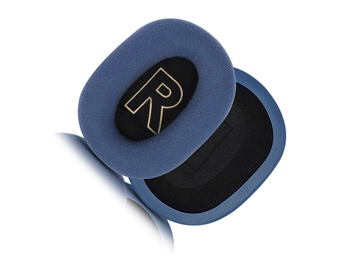 Almohadillas Szsmart de terciopelo azul para Logitech G Pro X (par)