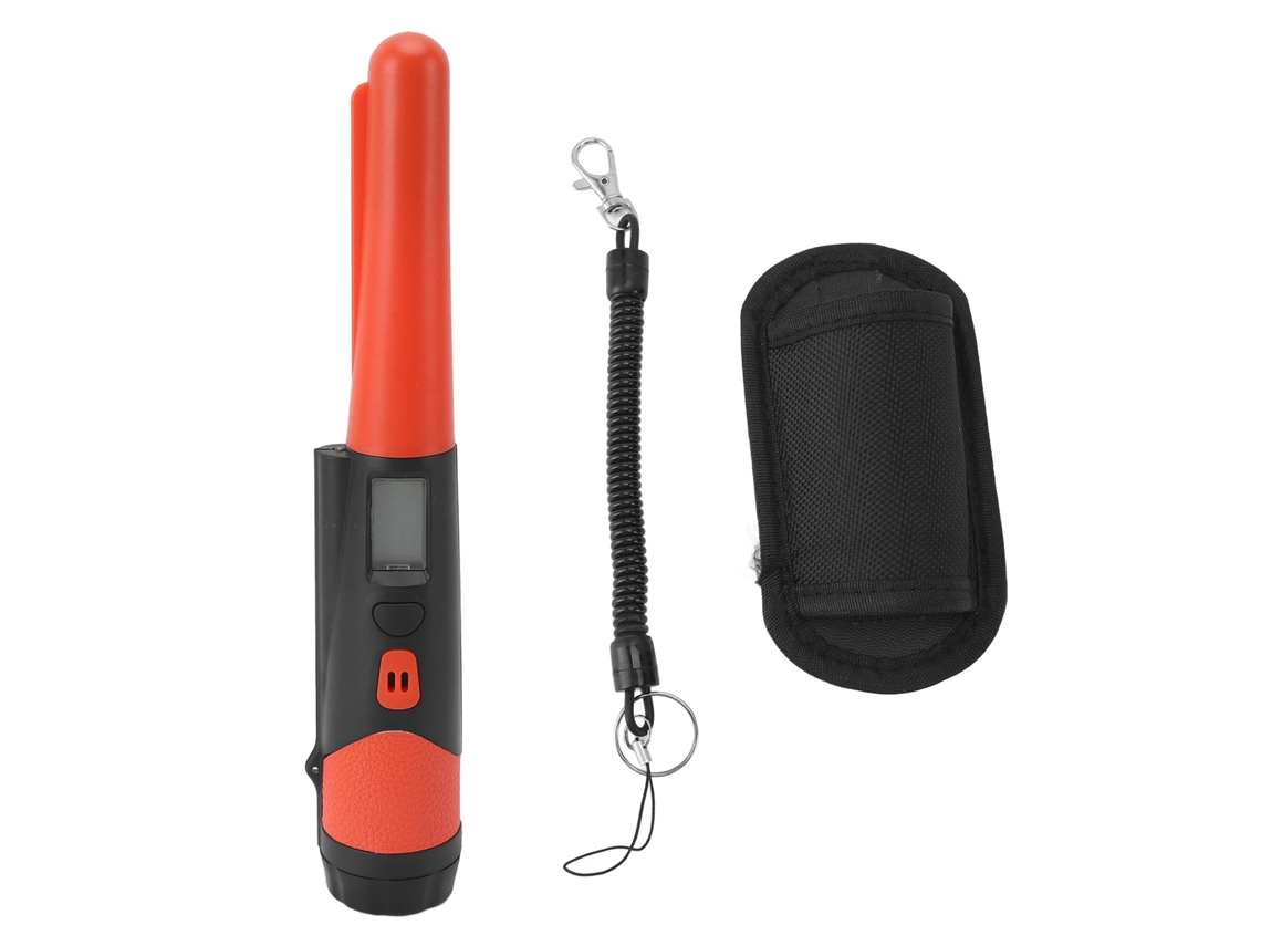 Detector De Metales Portátil Ip66 Resistente Al Agua Con Puntero, Linterna Y Pantalla Lcd Para La Búsqueda De Tesoros.