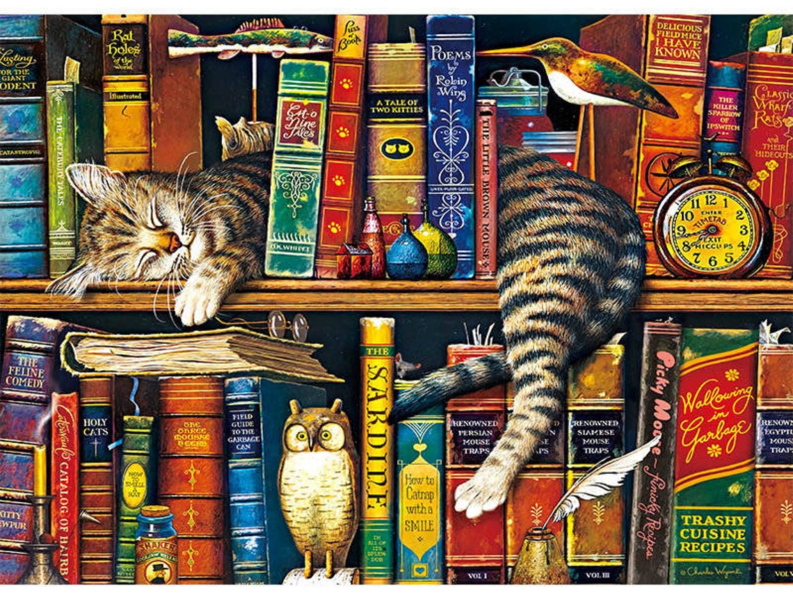 Puzzle CHRONUS Gato de Charles Vysotsky (Edad Mínima: 14 años - 1000 piezas)