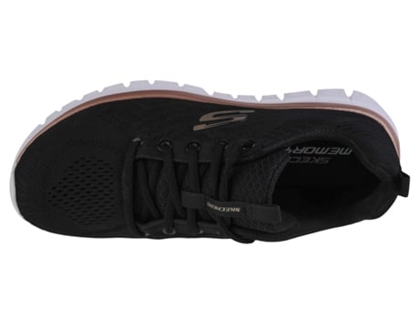 Botas de Mujer SKECHERS Graceful Get Connected Malla Negro (38)