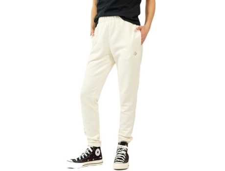 Pantalones de Mujer para Deporte CONVERSE Icon Play Beige (shoes//eu/L)