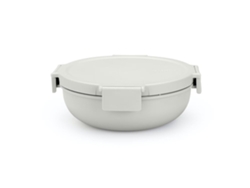 Recipiente Para Ensalada 1,3L Gris Claro