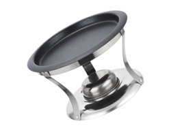 Mini barbacoa portátil de acero inoxidable para camping, 22 cm