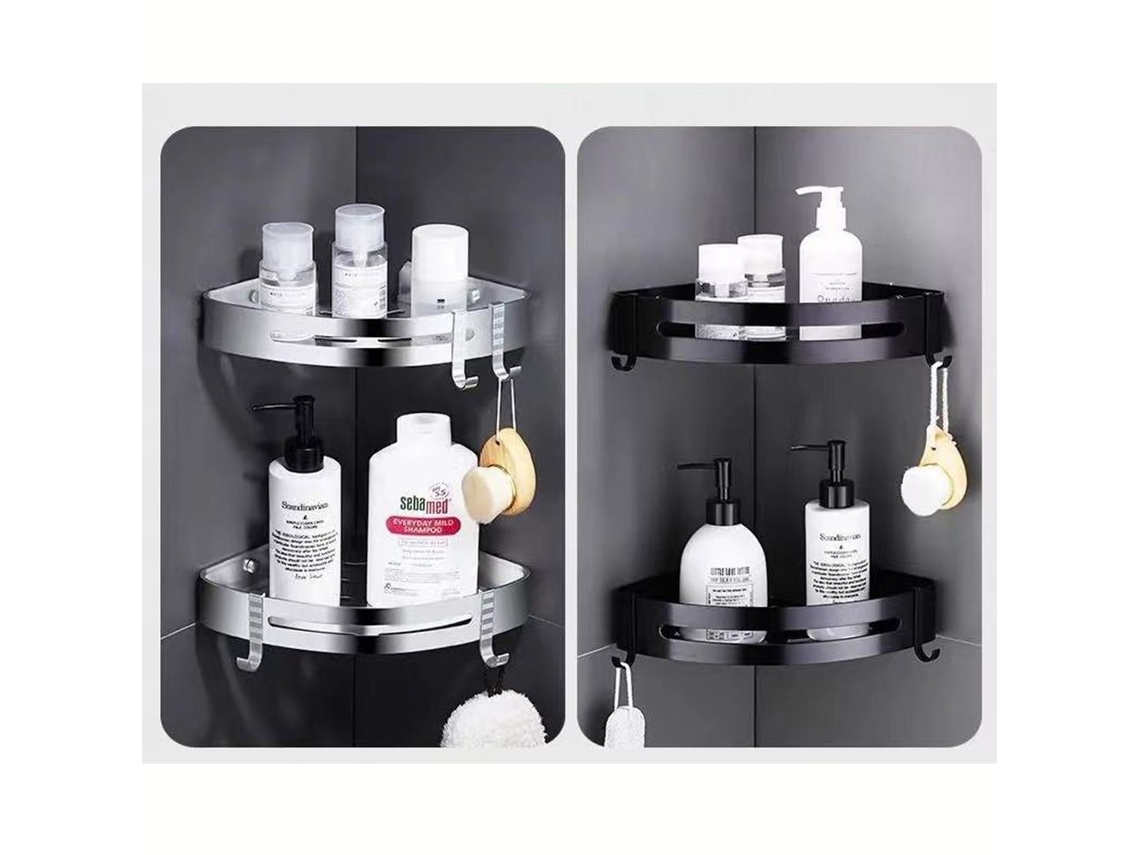 Estantes de almacenamiento para baño y ducha Wellngs Jortmrd