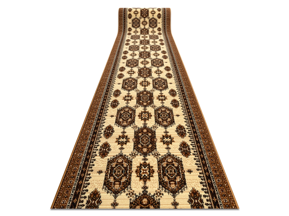 Alfombra de Pasillo Bcf Zegary Beige 100 cm