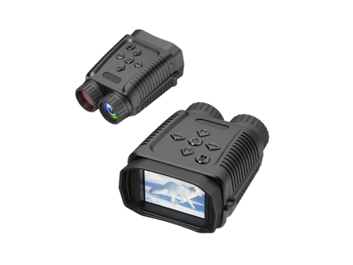 Binóculos De Visão Noturna Abs Metal 2 4 Polegadas Tft Lcd 1080p Hd 2260mah Lente Infravermelha Para Caça Acampamento Pesca Preto Facpoet