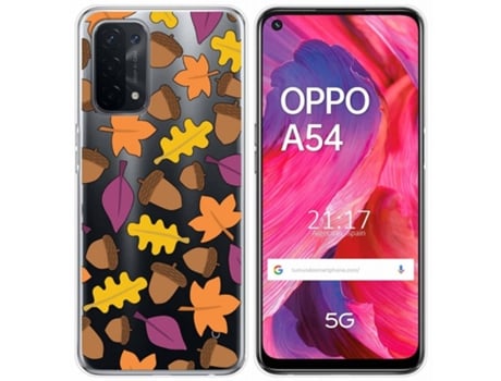 Carcasa Oppo A54 5G / A74 5G TUMUNDOSMARTPHONE Dibujos Transparente Multicolor