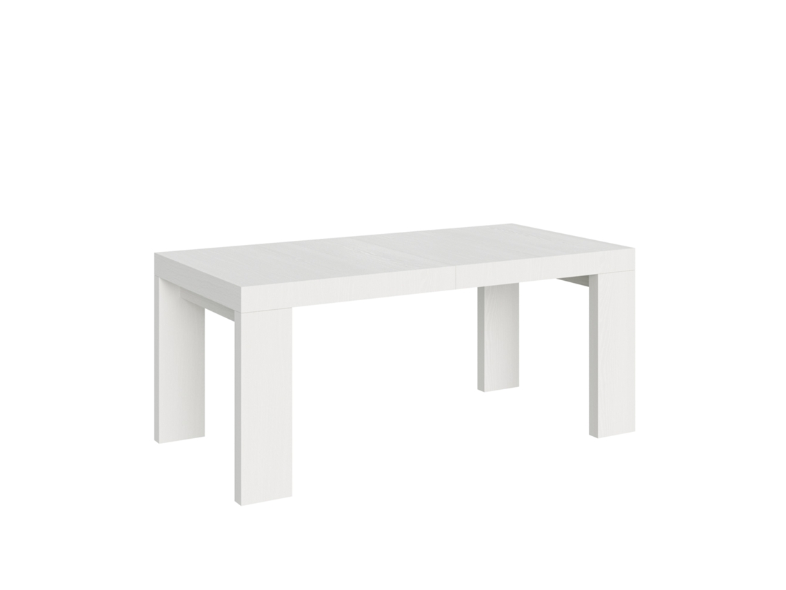 Mesa de Comedor ITAMOBY Roxell (90x180/284 - Paneles de Melamina - Fresno Blanco)