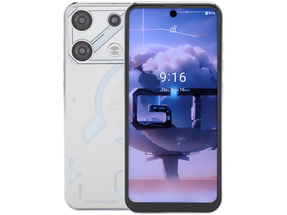 Smartphone YIZHOOD GT10 PRO 4G Android 13.0 (6.7Inch - 8GB - 128GB - Blanco)