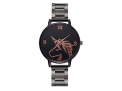 Reloj De Pulsera De Cuarzo Para Mujer Con Elegante Brazalete De Acero De Estilo Casual.