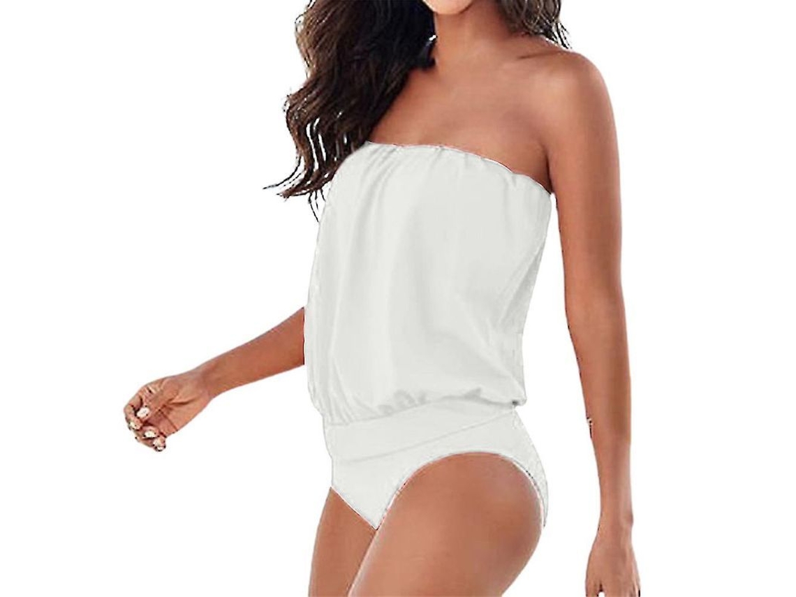 2026-traje De Baño Monokini Para Mujer Bandeau Sin Aros Sin Tirantes De Verano Para Playa Y Piscina