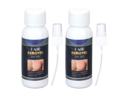 2pcs 30ml Spray Depilatorio Herbáceo Inhibidor De Crecimiento De Pelo Painless Para Piernas Brazos Axilas