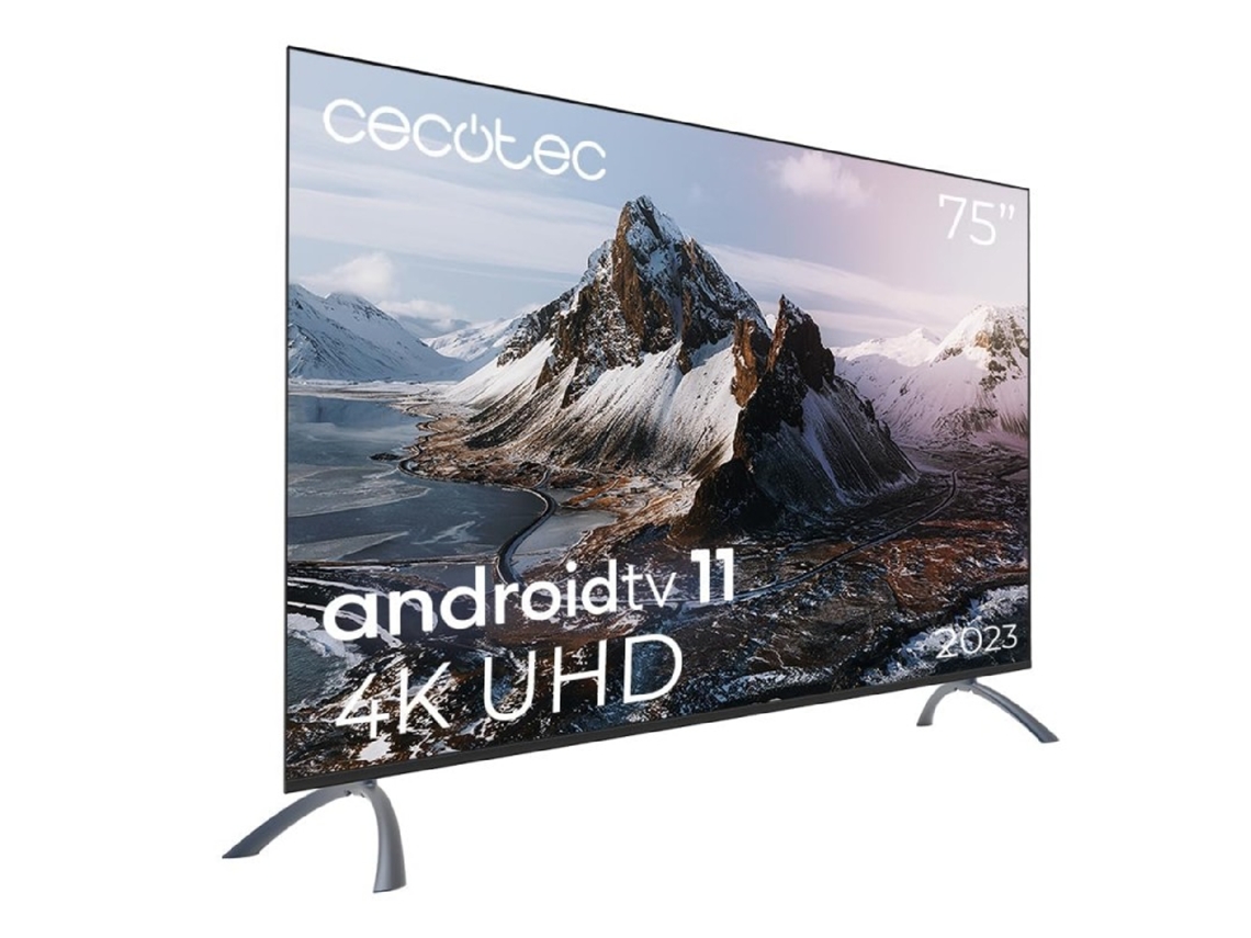 Televisor LED Cecotec de 75"