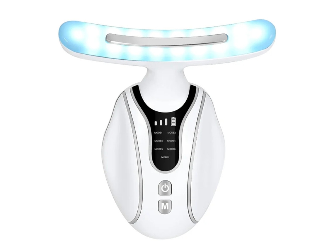 Masajeador facial eléctrico de última versión, portátil, reafirmante, belleza y tonificación, con 7 modos de masaje, Yizhood