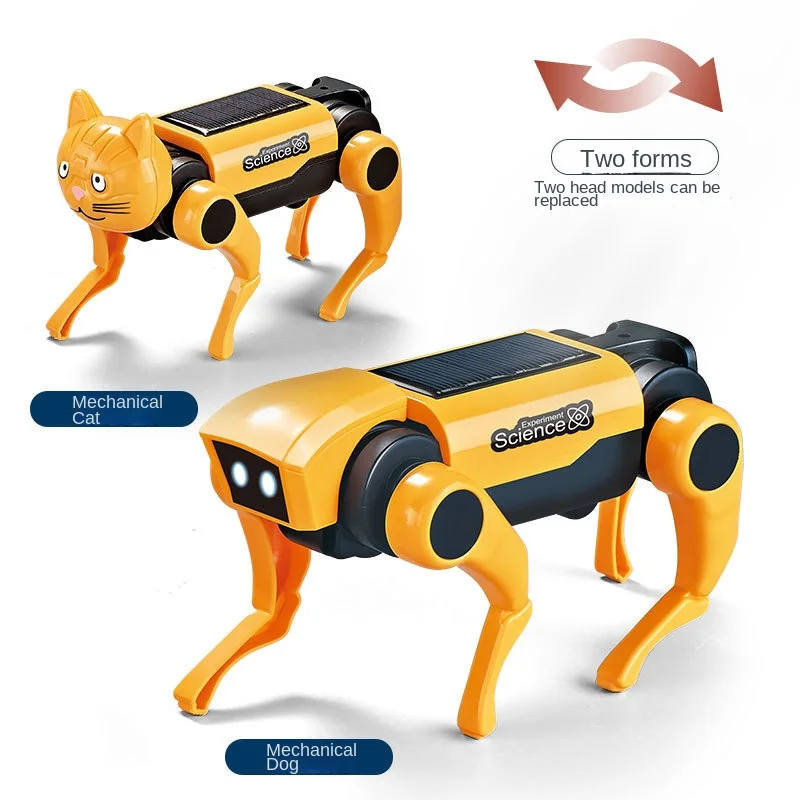 Perro mecánico, animal eléctrico, juguete educativo STEM, regalo para niños MDUG