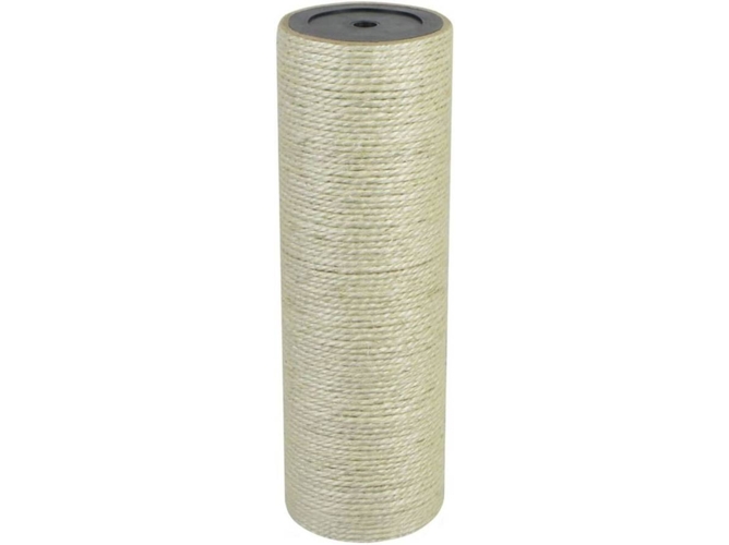 vidaXL Poste rascador para gatos 8x25 cm 8 mm beige
