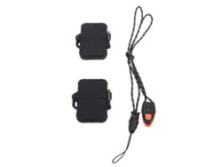 Juego De 2 Cajas De Almacenamiento De Plástico Impermeables Para Actividades Al Aire Libre - Negro