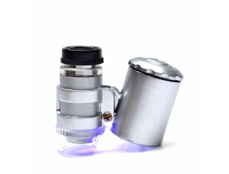 Mini microscopio de bolsillo LED con aumento de 60x Joyas Nuevo