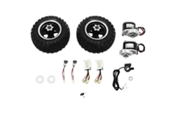 Kit de conversión para cochecito eléctrico, motor de 250 W, ruedas de 10 pulgadas, color negro OEM