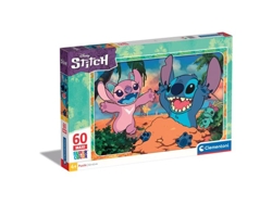 Rompecabezas Disney Stitch 60 Piezas CLEMENTONI