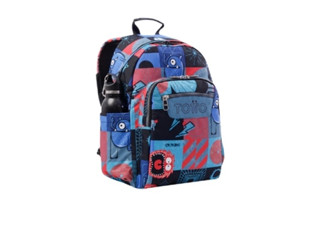 Mochila TOTTO de 8 a 12 Años Acuarela 6Jp