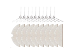 20pcs filtro hepa escova lateral panos esfregão para peças xiaomi roborock t8