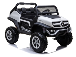 Coche eléctrico Mercedes Unimog blanco B.active