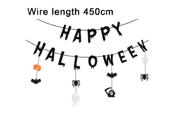 Decoración de Halloween, Estandarte de Vampiro, Fieltro Aterrador NEVEANCE