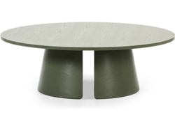 Mesa de Centro BAZAR MONDIALE Cep (Verde - Madera - 110x36.5  cm)