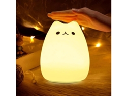 Luz Nocturna Para Niños, Luz Nocturna Con Forma De Gato, Funciona Con Pilas, Lámpara De Mesa Multicolor, Decoración Para La Habitación.