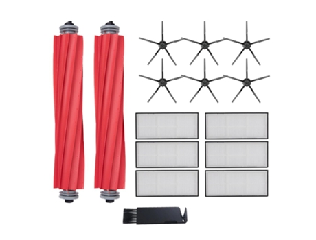 Para Xiaomi Roborock S7 T7S T7Plus cepillo principal de goma desmontable Kit de filtro de Cepillo Lateral accesorios para aspiradoras