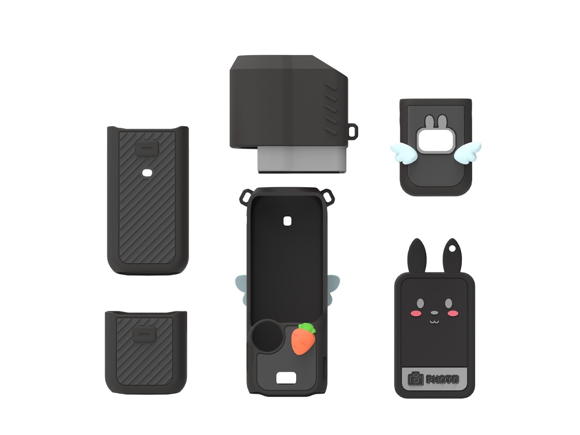 Funda Protectora Lavable De Silicona Suave Para Dji Osmo Pocket 3 (negro) Czhhmart