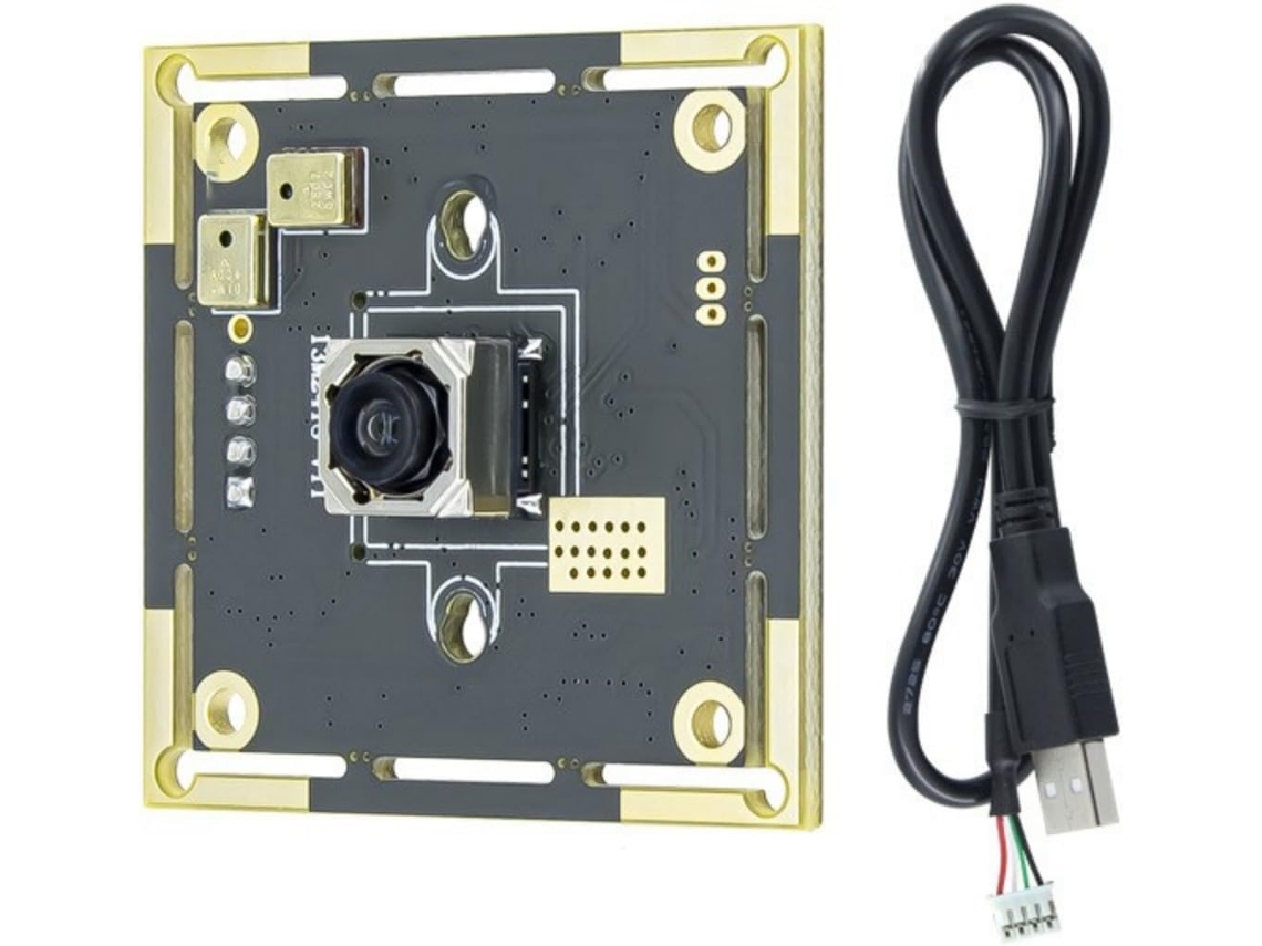 Módulo De Cámara Usb 4k, Lente Con Enfoque Automático, Distorsión De 78°, 4/120 Grados.