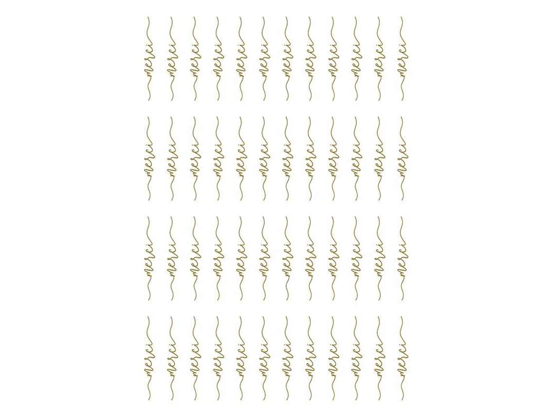 45 Calcomanías De Oro De Oro Artemio
