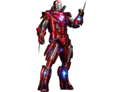 Figura Hot Toys MMS618D43 - Marvel Comics - Iron Man 3 - Silver Centurion Armor Suit Up Version