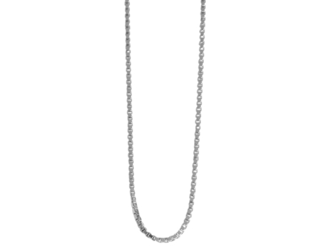 Collar "Samir" en Plata de Ley 925 Bañado en Rodio - 50 Cm