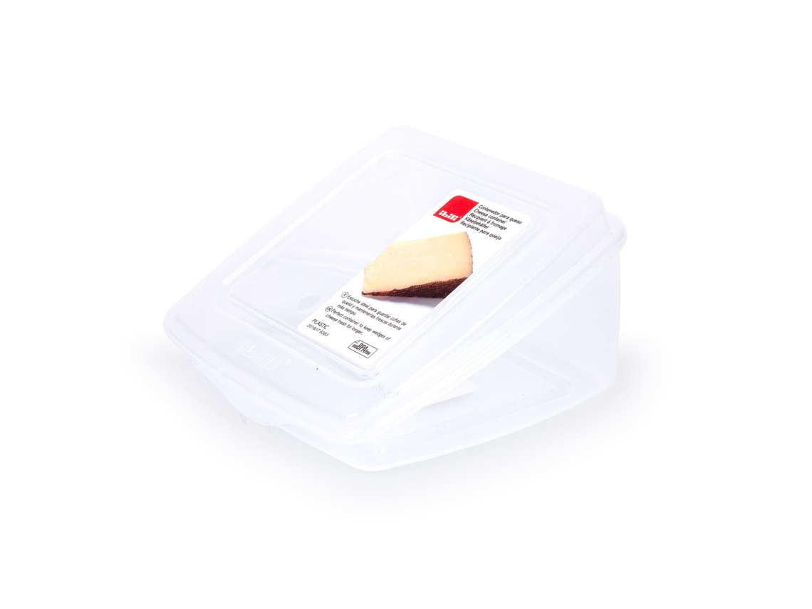 Recipiente Triangular Para Cuñas De Queso Ibili (8.5 x 8.5 x 16.5 cm)