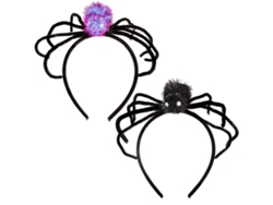 2 Diademas de Halloween con Araña - Accesorios de Disfraces para Fiestas NEVEANCE