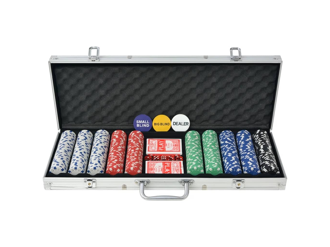 Juego de póker VIDAXL