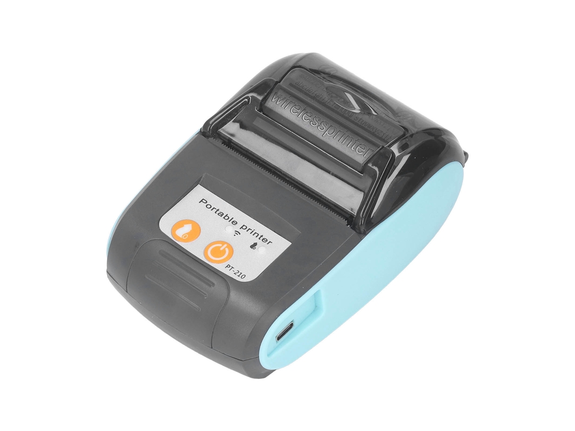 Impresora Térmica Portátil De Recibos Bluetooth De 58 Mm Para La Industria Textil, 7,4 V Cc.