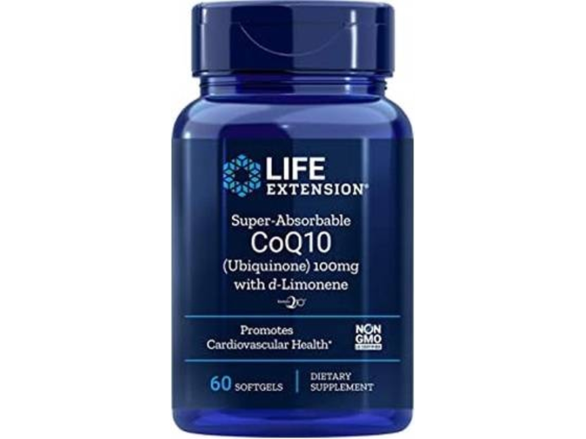Complemento Alimentar LIFE EXTENSION Coq Absorvível Com D-Limoneno (60 pérolas)