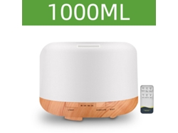 Humidificador de aromaterapia, 500/1000 ml, recargable por USB, marrón claro, 1000 ml | MDUG